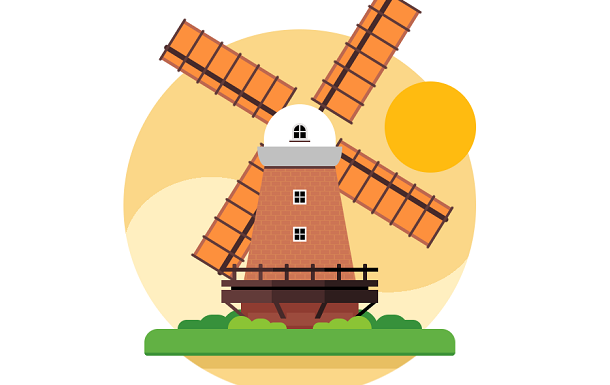 How to Achieve Pure CSS3 Super Realistic Windmill Rotation Animation