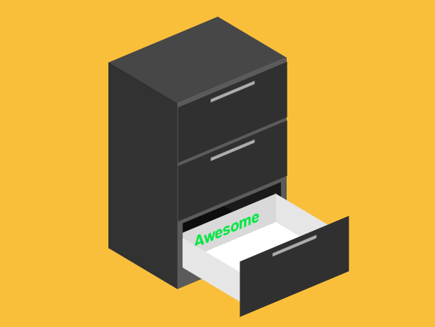 Pure CSS3 Drawer Opening and Closing Animation