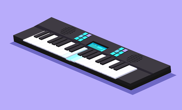 How to Make Cartoon Electronic Keyboard Animation Special Effects in CSS3