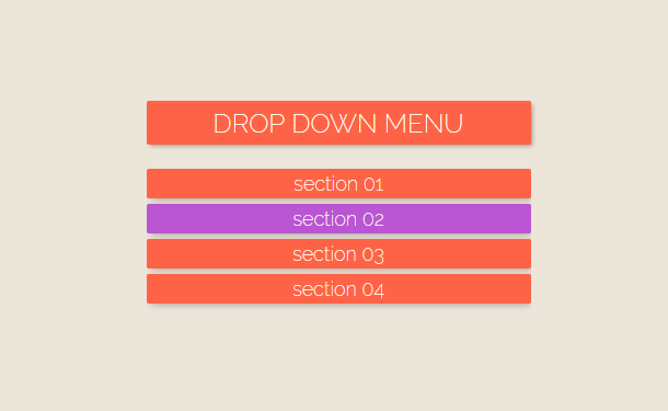 How to Make a Pure CSS3 Custom Drop-Down Menu With a Unique Style