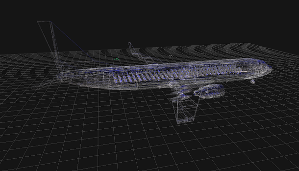 How WebGL and Canvas Realize Visualized 3D Aircraft Model Structure