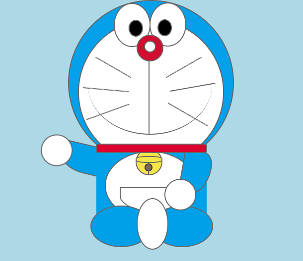 How to Realize a Waving Doraemon Doraemon Animation With Pure CSS3